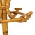 Large Standing Rattan Coat Rack in Brass, 1970s For Sale - Image 12 of 14