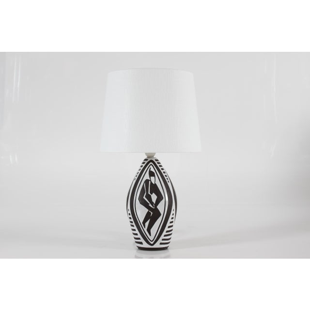 Negro Series Ceramic Table Lamp by Marianne Starck for Michael Andersen & Søn, 1960s For Sale - Image 12 of 12