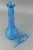 Empoli Italian Vintage Blue Hobnail Glass Decanter Genie Bottle For Sale - Image 4 of 7
