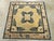Art Deco Galerie Shabab Collection Early 20th Century Handmade Chinese Ningxia Square Throw Rug For Sale - Image 3 of 7