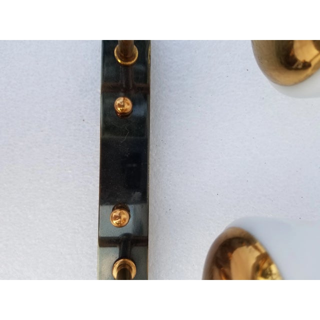 Metal 1960s Maison Lancel 2 Light Sconces - a Pair For Sale - Image 7 of 9