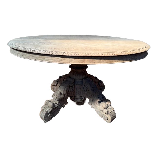 Napoleon Iii Oak Table For Sale