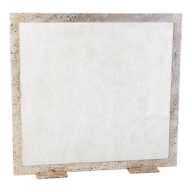 Flat Fireplace Screen by Lowcountry Originals For Sale