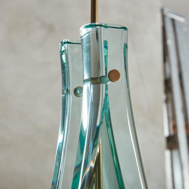 Modern ‘2259' Glass Pendant Light by Max Ingrand for Fontana Arte, Italy 1960s For Sale - Image 3 of 6