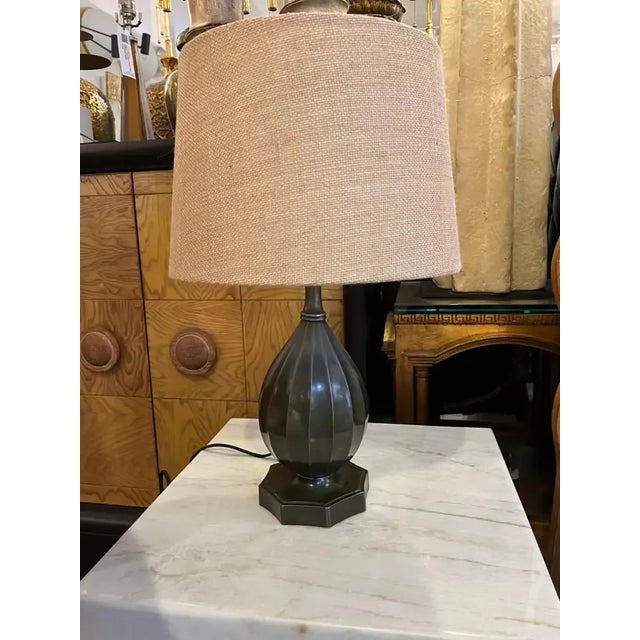 Art Deco Just Andersen Art Deco Danish 1920 Table Lamp For Sale - Image 3 of 12