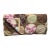 Hippie-Chic Japanese Cotton Medallion Quilt — Chocolate Brown & Pink Floral Circles, Hand Quilted, 66x88P For Sale