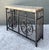 Vintage Wrought Iron Gate Console Table For Sale - Image 10 of 12