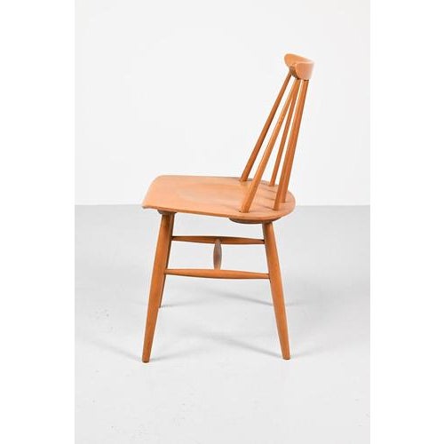 Mid-Century Modern Dining Chairs by Ilmari Tapiovaara, Set of 6 For Sale - Image 5 of 12