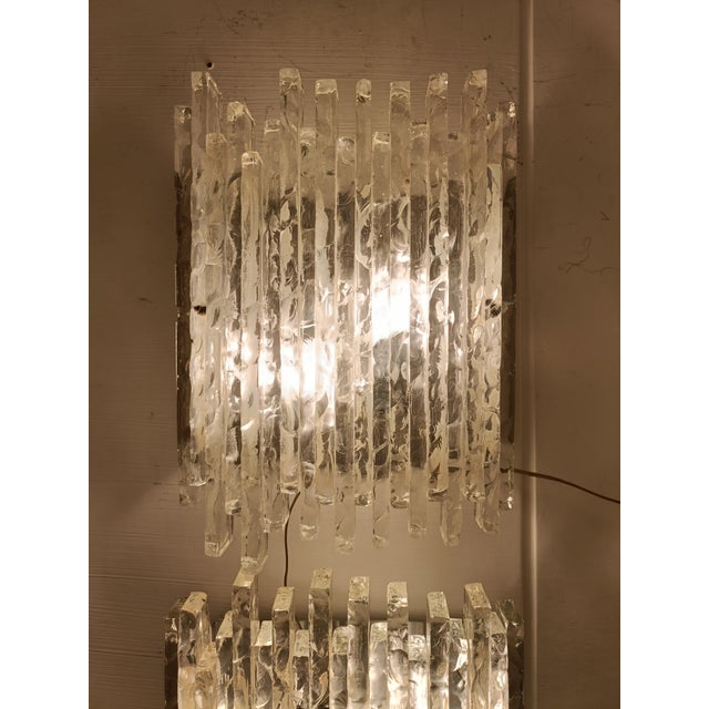 Glass Glass Vesta Wall Lamp by Albano Poli for Poliarte, Italy 1960s For Sale - Image 7 of 9