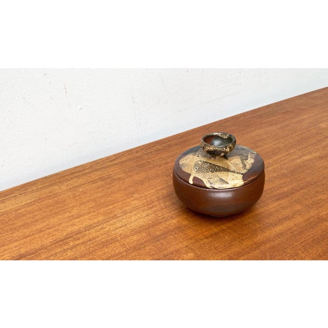 Mid-Century German Studio Pottery Bowl and Cover from Till Sudeck, 1960s For Sale - Image 15 of 18
