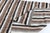 Mid 20th Century Handwoven Tribal Modern Stripe Kilim – Wool Flatweave Art Rug -4' X5' 7'' For Sale - Image 4 of 12