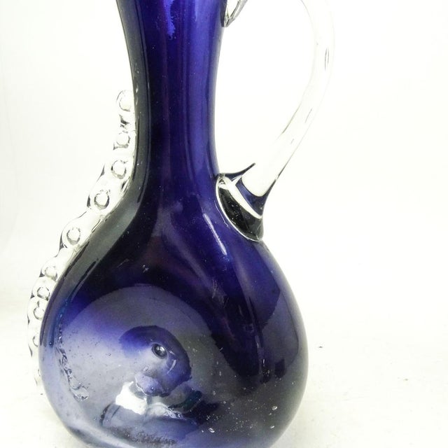 1970s Postmodern Jug by J. Górski for Tarnów Glassworks, Poland, 1970s For Sale - Image 5 of 18