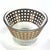 Culver Ltd. Large Vintage 22k Gold Embellished Glass Canella Ice Bowl by Culver LTD For Sale - Image 4 of 11