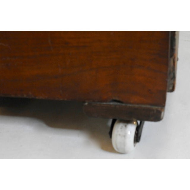 Victorian Gentleman's Dresser With Marble Tops For Sale - Image 10 of 11