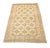 Brass 3'1" X 4'8" Small Ariana Samarkand Collection Soft Honey and Brown Semi Geometric Floral Rug (3' X 5') For Sale - Image 8 of 9