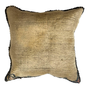 Pillow W/Antique Persian Rug , 1'4" X 1'4"