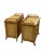 Wood Pair of Mid 20th Century Bloomingdale’s Tortoiseshell Bamboo and Grasscloth Side Tables For Sale - Image 7 of 15