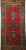 Vintage Persian Bidjar Gallery Rug, Hand-Knotted Wool, Geometric Pattern, Carnelian Red & Blue, 5x9 For Sale - Image 10 of 12