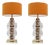 Table Lamps in Murano Glass, Italy, Set of 2 For Sale