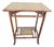 Antique English Bamboo Table For Sale