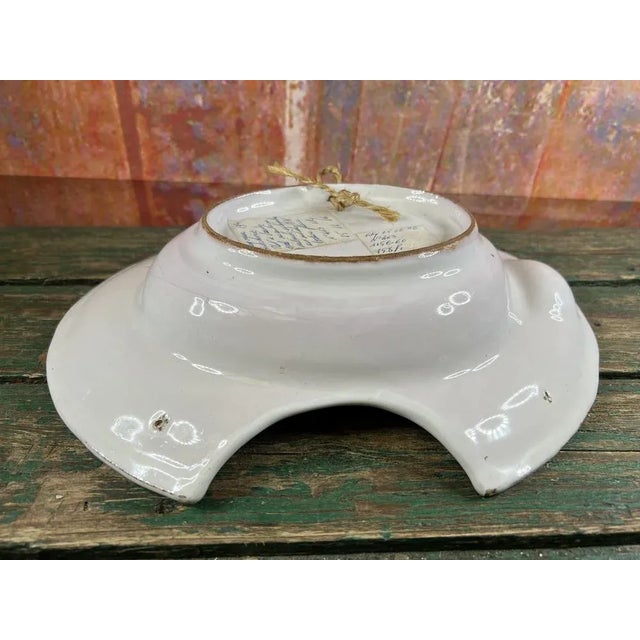 Earthenware Shaving Bowl, 1800s For Sale - Image 10 of 12