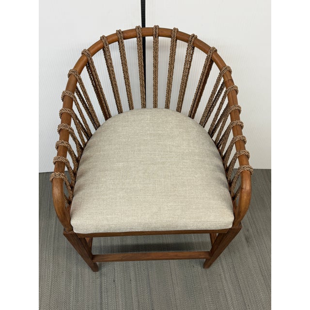 Wood Brownstone Tulum Counter Stool For Sale - Image 7 of 12