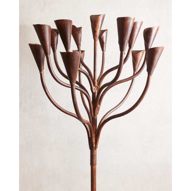 Studio Made Floor Candelabra For Sale - Image 12 of 12