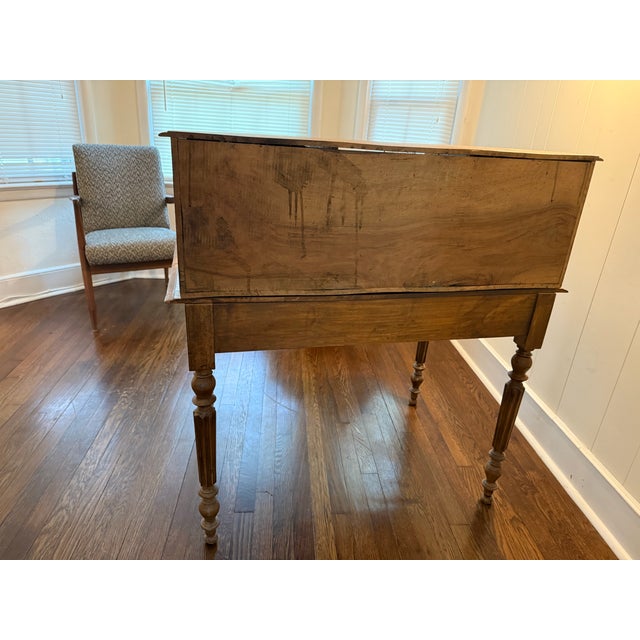 Wood Vintage Writing Desk For Sale - Image 7 of 12