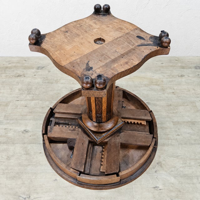 Vintage Dutch Art Deco Poker Table, 1920s For Sale - Image 17 of 18