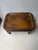 Antique Painted Metal Tray on Stand Depicting a Chinese Ceremonial Landscape For Sale - Image 10 of 10