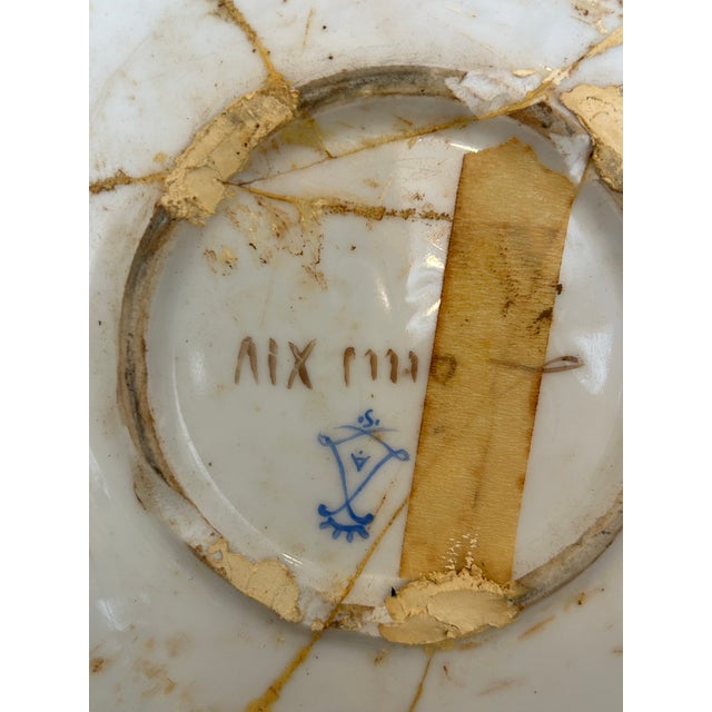 Antique Porcelain Plaque of Louis Ixv and Mistresses by Sevres. For Sale In West Palm - Image 6 of 8