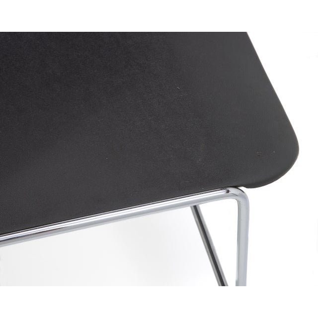 Steelcase Black Max Stacker Stacking a Set of 25 Chairs Plus Original Dolly For Sale - Image 9 of 13
