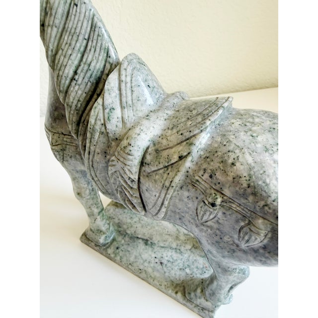 Chinese Tang-Style Stone Horse, Mid 20th Century For Sale - Image 9 of 11