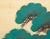 C. 1960s Showa Era Japanese Painted Silk Byobu Screen "Evergreen Pine Tree" For Sale In Dallas - Image 6 of 18