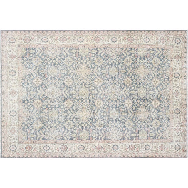 Textile 1960s Turkish Oushak Rug For Sale - Image 7 of 7