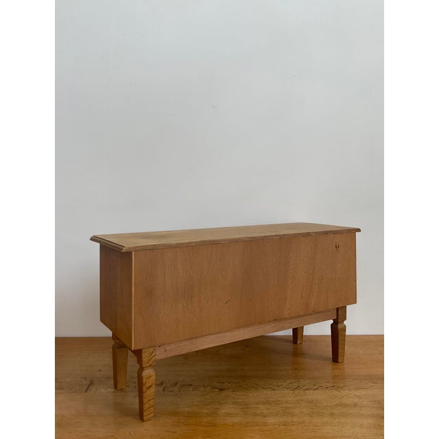 Henning Kjaernulf Style Oak Low Chest C. 1970s For Sale - Image 17 of 18