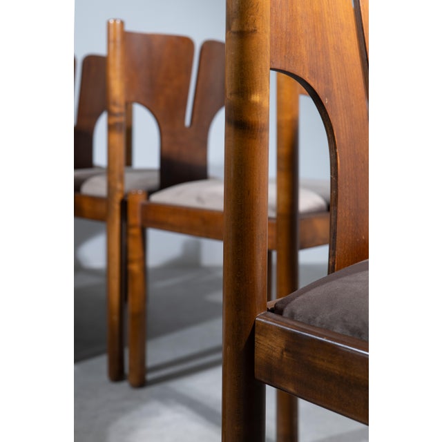 Vintage Italian Chairs from Mobilgirgi, 1970s, Set of 6 For Sale - Image 15 of 16