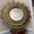 Mid-Century Modern Vintage 1970s Gilded Gold Sunburst Wall Mirror – Hollywood Regency / MCM Accent For Sale - Image 3 of 10