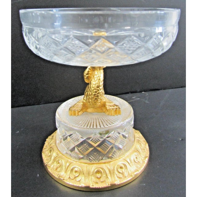 Sherle Wagner Gilded Gold Plated Bronze Dolphin Crystal Soap Dish Jewelry Holder For Sale - Image 12 of 18