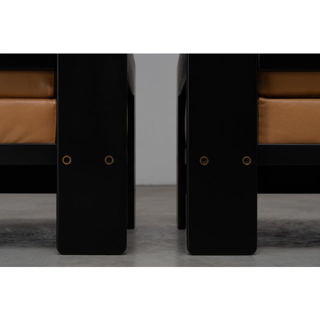 Vintage Bastiano Club Chairs by Afra and Tobia Scarpa for Gavina, 1960s, Set of 2 For Sale - Image 16 of 18