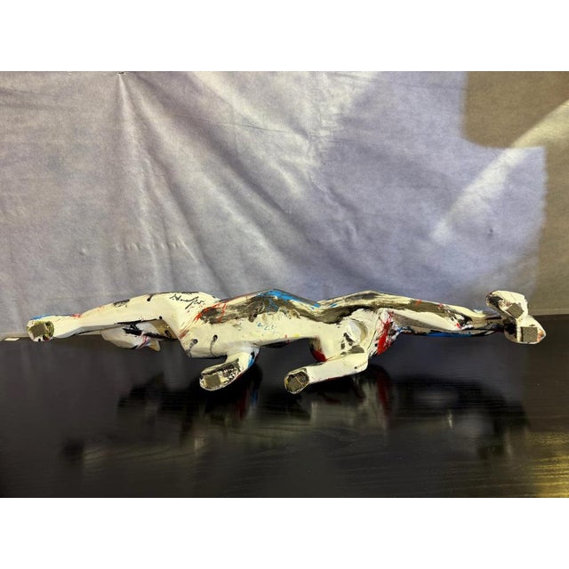 Silvio Formichetti, Panther Sculpture, 21st Century, Resin For Sale - Image 10 of 17