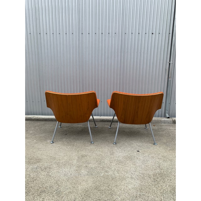 Pair of Herman Miller Swoop Chairs Chairish