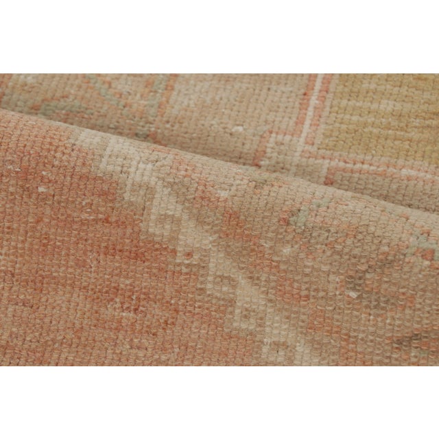 Textile Vintage Turkish Runner With Hexagonal Tri-Medallion Design - Rug & Kilim For Sale - Image 7 of 9