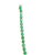 Bochic “Capri” Vintage Zambian Emerald & Diamond Bracelet Set 18K Gold & Silver For Sale - Image 12 of 13