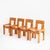 Brutalist Vintage Pine Chairs attributed to Silvio Coppola for Fratelli Montin, Italy, 1970s, Set of 4 For Sale - Image 3 of 16