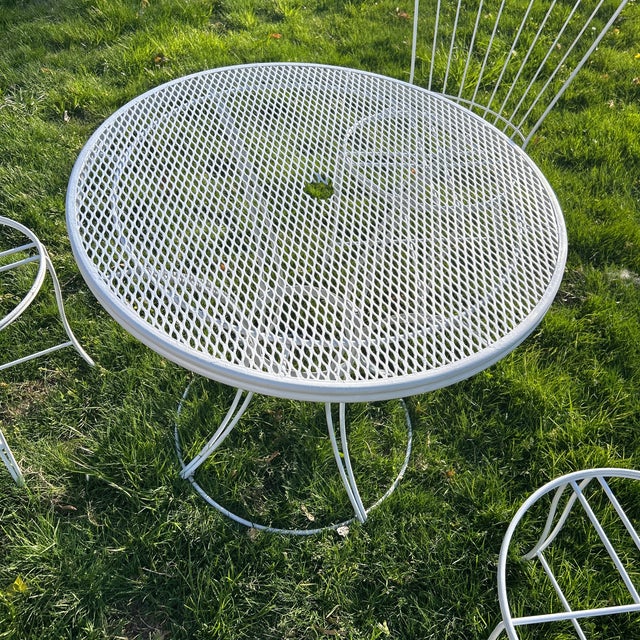 Mid-Century Modern Vintage Homecrest Patio Set No Cushions - 4 Pieces, Attributed For Sale - Image 3 of 6