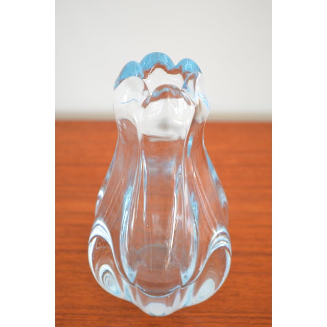 Mid-Century Modern Colored Glass Vase by Vicke Lindstrand for Orrefors, 1950s For Sale - Image 3 of 5