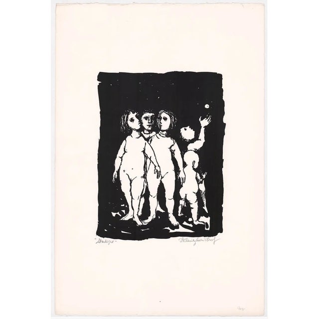 1966 Frank Kleinholz Starlight Serigraph For Sale - Image 4 of 5