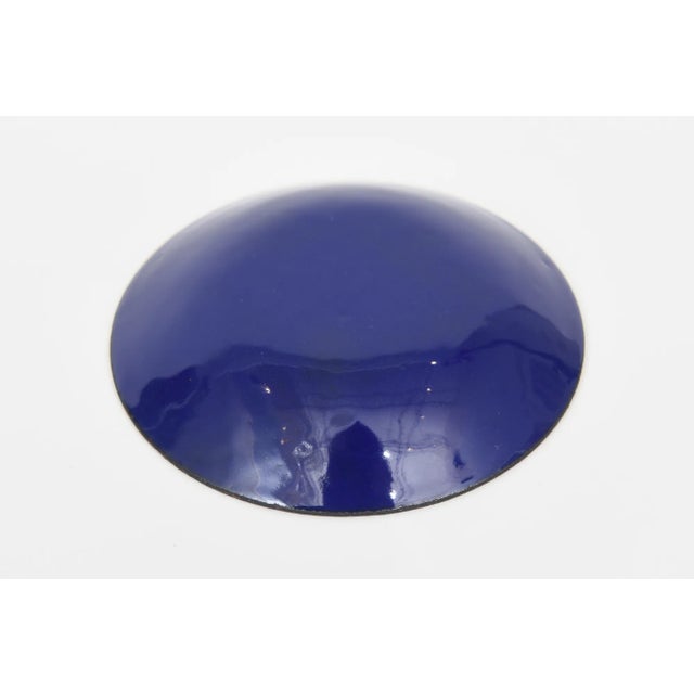 Vintage Enamel Over Copper Small Serving Dishes Set of 10 For Sale - Image 12 of 12