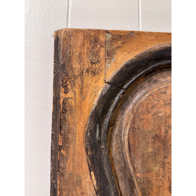 Wood 19th Century Italian Door Panel For Sale - Image 7 of 9